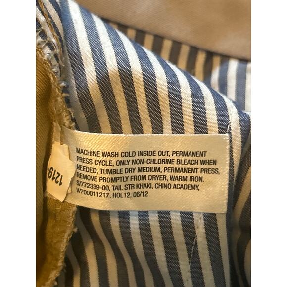 GUC Gap Men's Khaki Tan Casual Pants Flat Front Pockets Straight Fit Size 36x34 - Picture 6 of 7